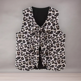 Woman Ensemble Vet and Pants with Leopard Print | Casual cut