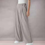 Pantalon Femme Taille Haute à Jambe Large | Coupe Décontractée