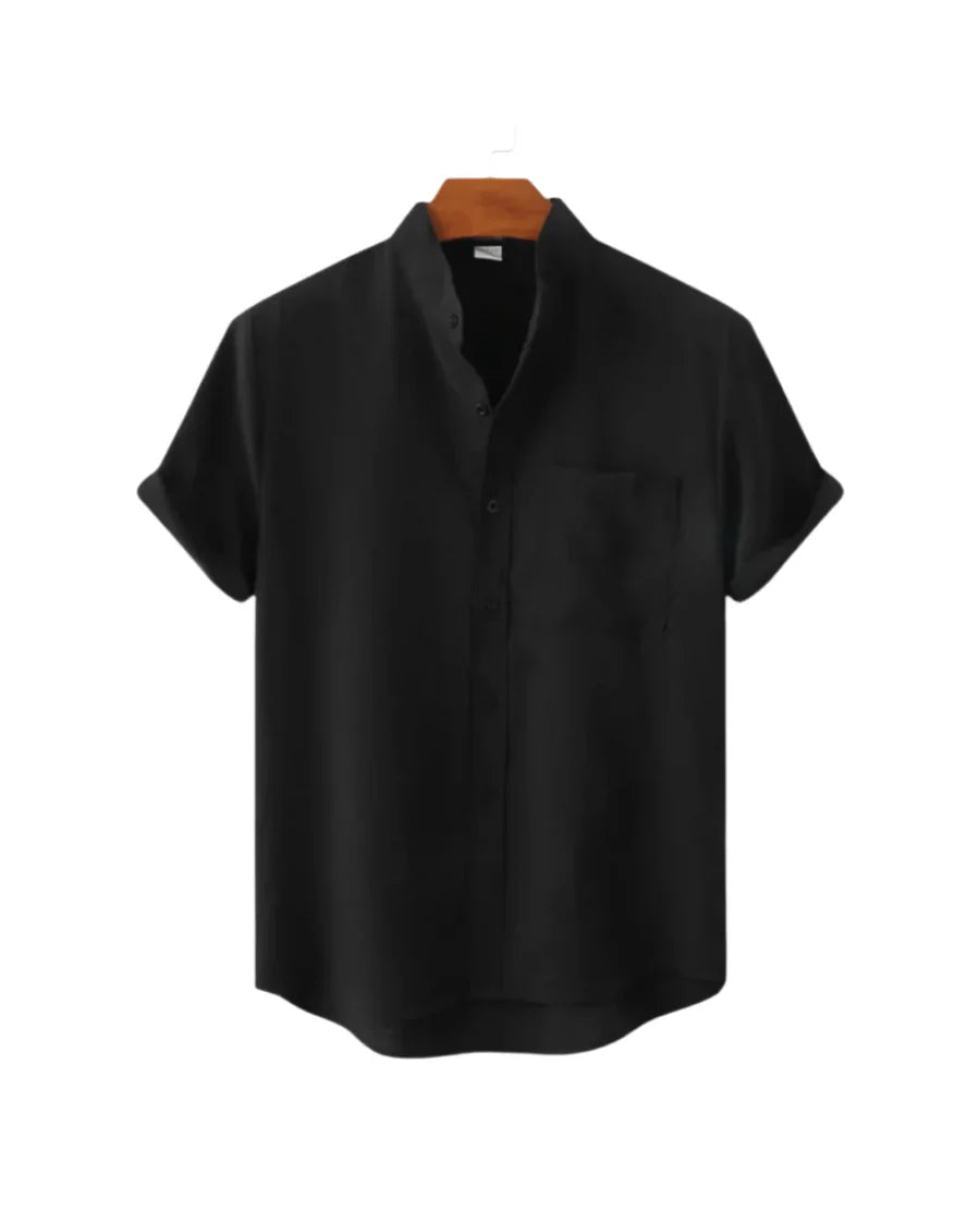 Tirenta | Chemise en Lin à Manches Courtes