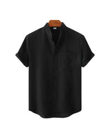 Tirenta | Chemise en Lin à Manches Courtes