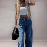 Jean Large Taille Haute Femme | Décontracté Stylé