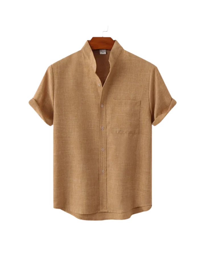 Tirenta | Chemise en Lin à Manches Courtes