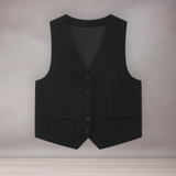 Decreeed high size pants set and elegant buttoned vest women | Comfortable chic