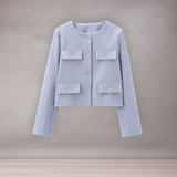 Veste structurée pour femmes à boutons | Élégante
