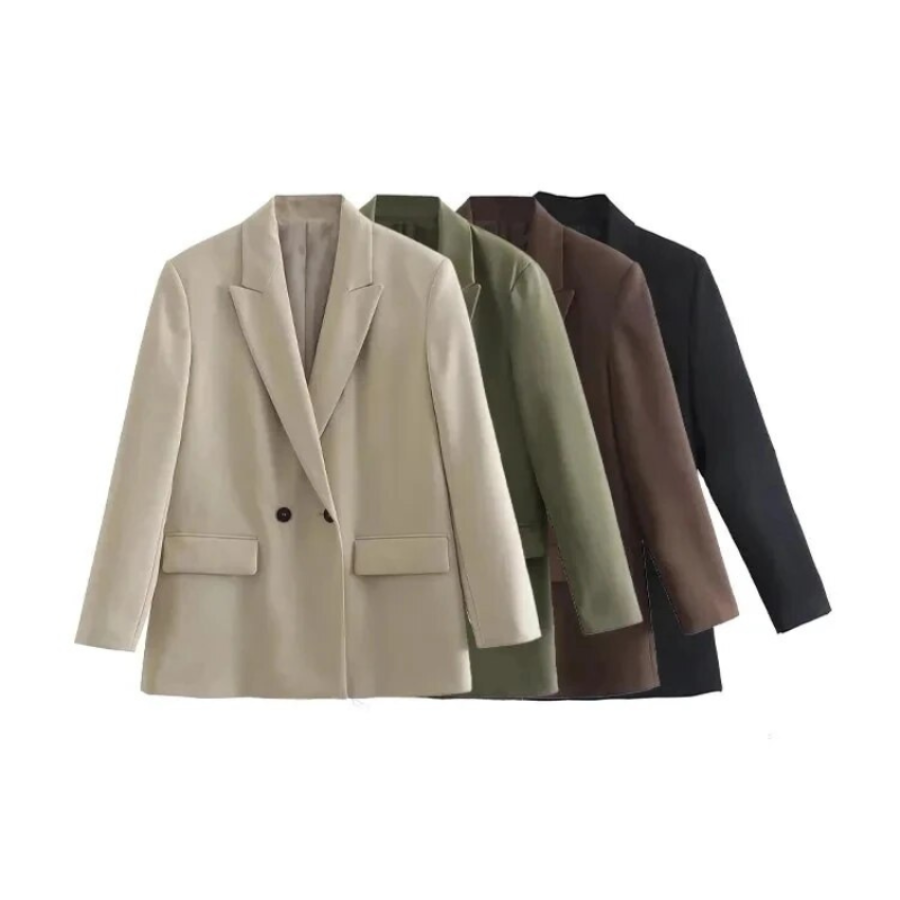 Suzanne | Blazer żeńska prosta cios | Ponadgabarytowy