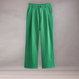 Pantalon Femme Large Élégant | Taille Haute