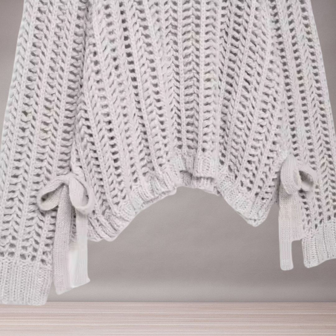 Open Knit Woman Sweter | Swobodne światło