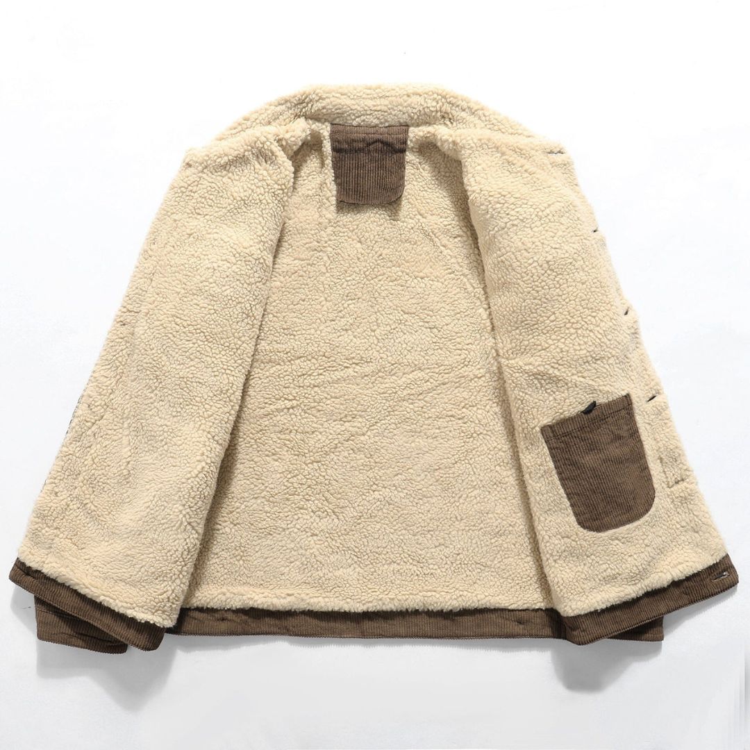 Veste bomber pour hommes | Doublure sherpa