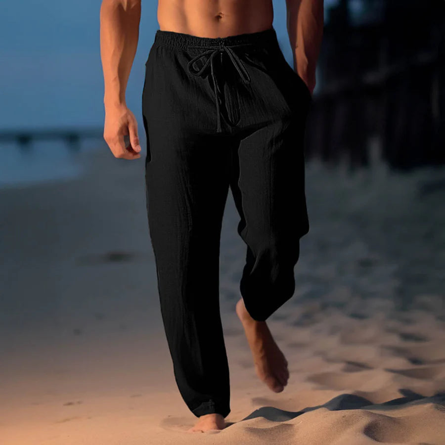 Tirenta | Elegant comfort linen pants