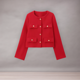 Veste structurée pour femmes à boutons | Élégante