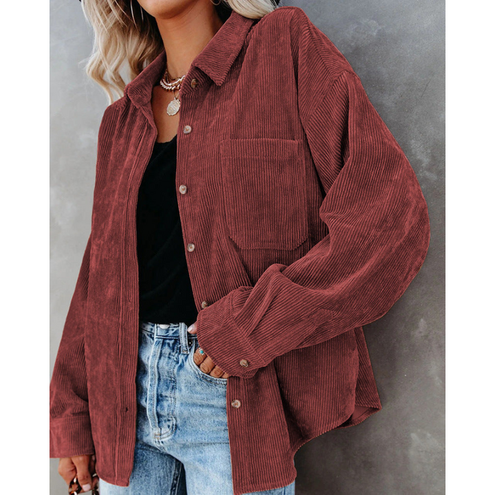 Carine | Chemise manche longue pour femme | Élégante