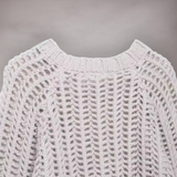 Open Knit Woman Sweter | Swobodne światło