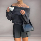Sweter gołego ramion | Elegancki