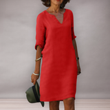 Robe midi ample pour femmes au quotidien | Simple