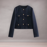 Veste structurée pour femmes à boutons | Élégante