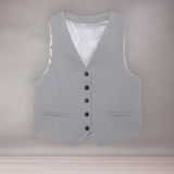 Decreeed high size pants set and elegant buttoned vest women | Comfortable chic