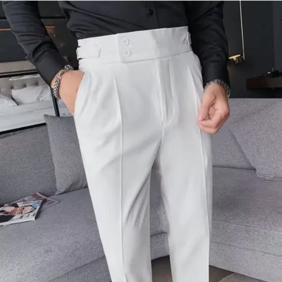 Regis | Pantalon de mariage pour hommes | Taille haute