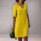 Ample midi dress for women on a daily basis | Simple
