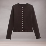 Kamizelka kobiet w kobietę | Elegancka marszczenie