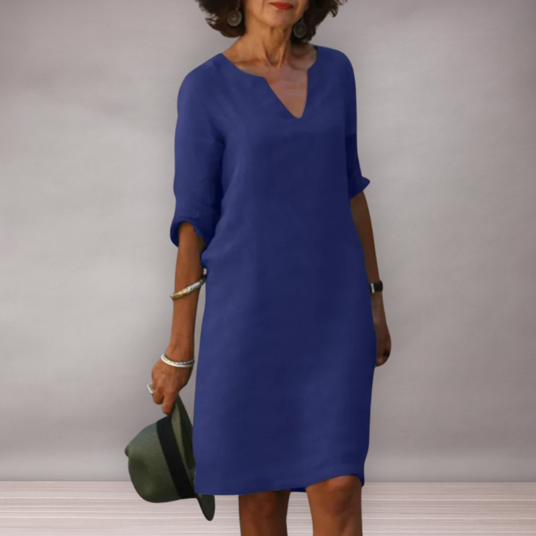 Ample midi dress for women on a daily basis | Simple