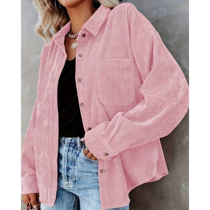 Carine | Chemise manche longue pour femme | Élégante