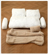 Banquette apaisante pour animaux domestiques | Housse amovible