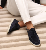 Koronkowe buty męskie | Płaska podeszwa