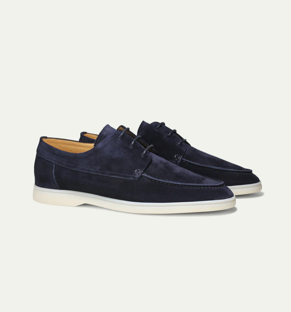 Koronkowe buty męskie | Płaska podeszwa