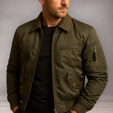 Blouson bomber pour hommes | Fermeture zippée