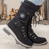 Bottes de Neige pour Femmes | Lacets et Bord Tricoté