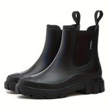 Bottes de pluie pour femme | Hauteur cheville avec languettes