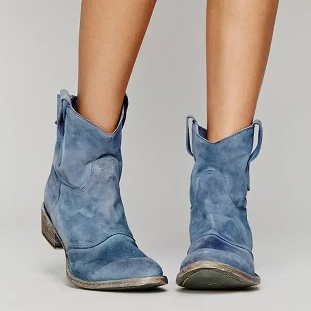 Bottines cowboy pour femme | Enfilage facile