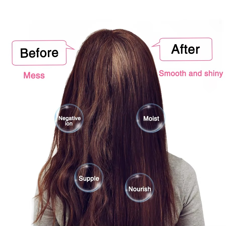 Brosse et sèche-cheveux 2 en 1