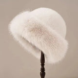 Chapeau - Fiorenza - Extérieur en fourrure - Doublure intérieure