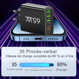 Chargeur - Voltura - 65W - 6 Ports