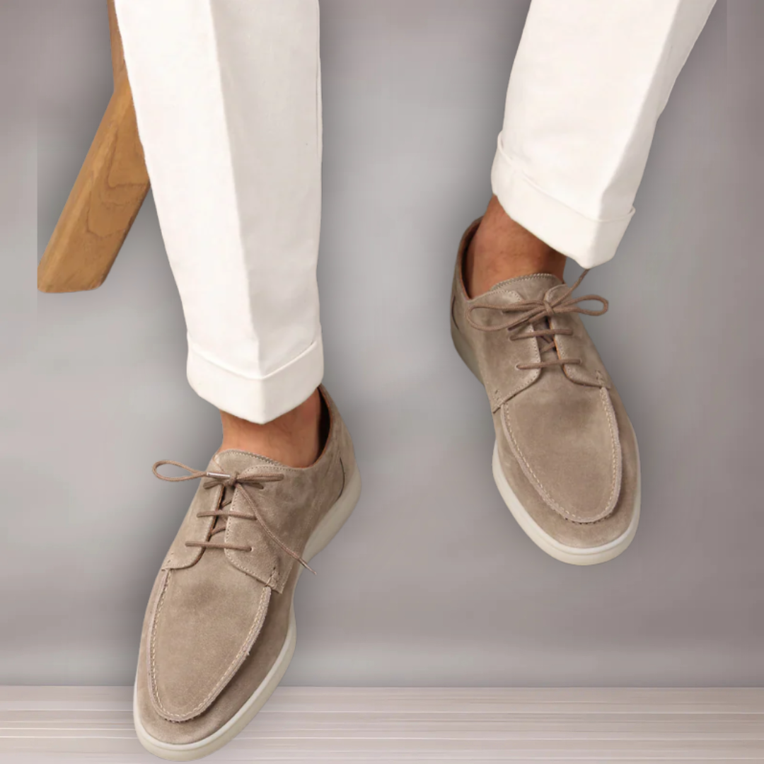 Chaussures à lacets pour hommes | Semelle plate