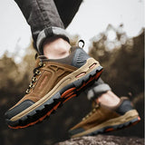 Chaussures de randonnée à lacets pour hommes – design bas