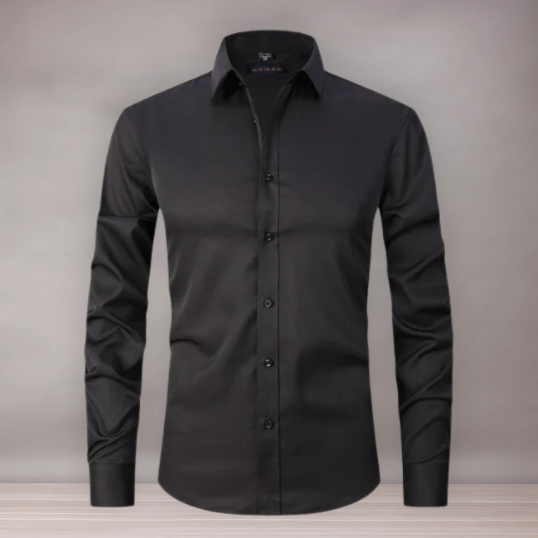 Chemise extensible pour homme | coupe slim fit