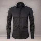 Chemise extensible pour homme | coupe slim fit