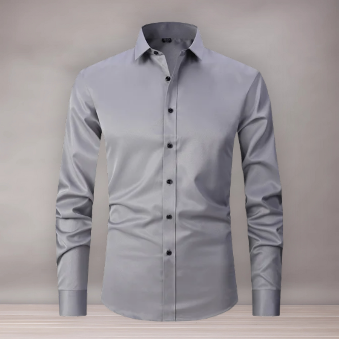 Chemise extensible pour homme | coupe slim fit
