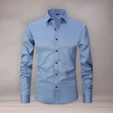 Chemise extensible pour homme | coupe slim fit