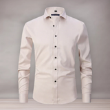 Chemise extensible pour homme | coupe slim fit