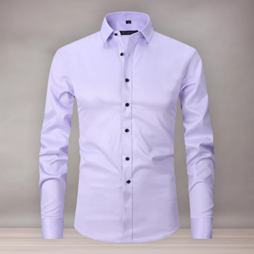 Chemise extensible pour homme | coupe slim fit