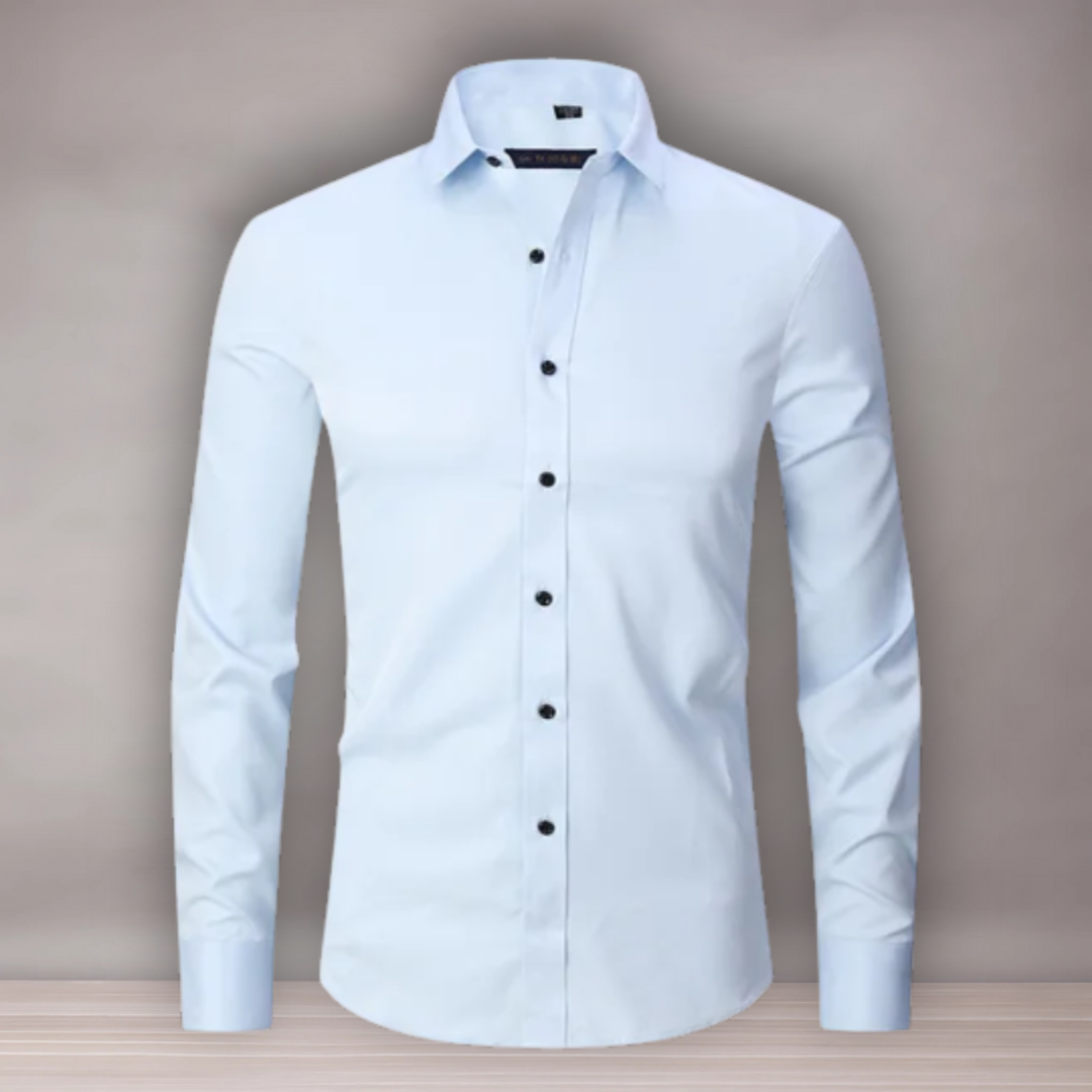 Chemise extensible pour homme | coupe slim fit