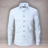 Chemise extensible pour homme | coupe slim fit