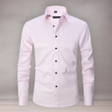 Chemise extensible pour homme | coupe slim fit