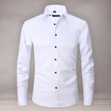 Chemise extensible pour homme | coupe slim fit
