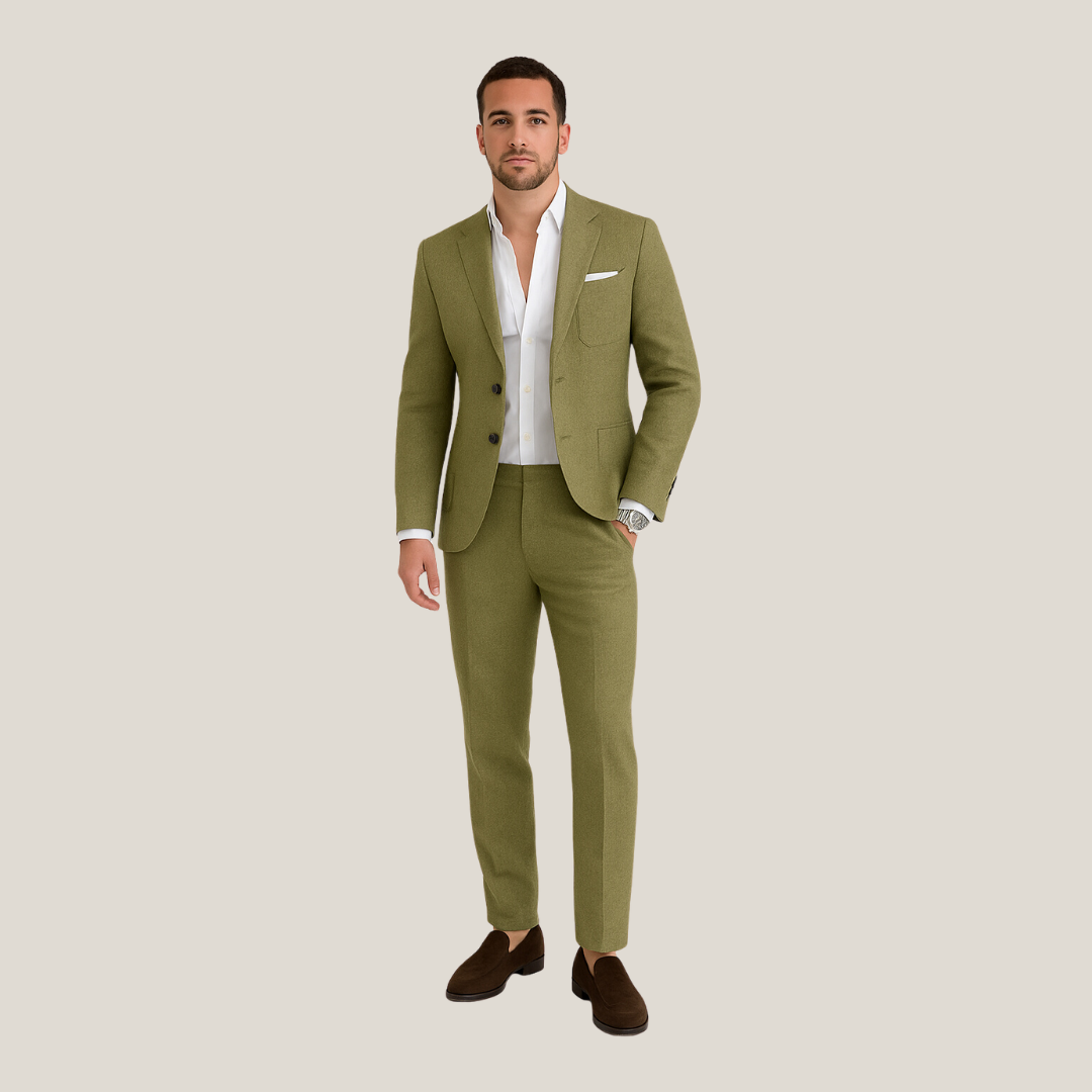 Dwupunktowy garnitur dla mężczyzn | Blazer i spodnie