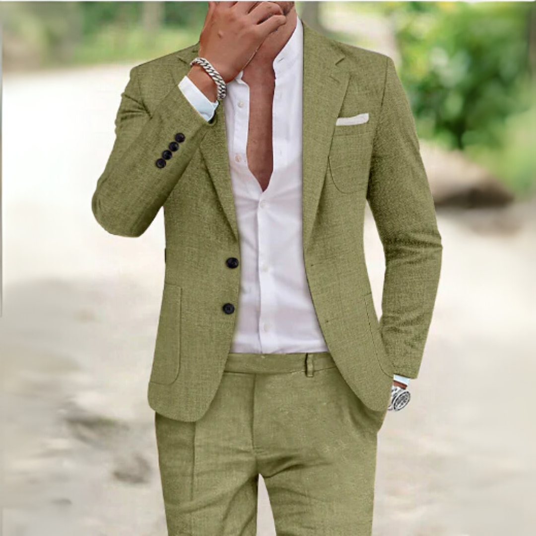Dwupunktowy garnitur dla mężczyzn | Blazer i spodnie