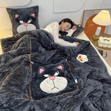Couverture avec coussin - Pliable - Gain de place